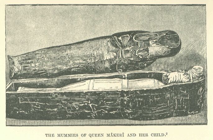 401.jpg the Mummies of Queen Mker and Her Child 
