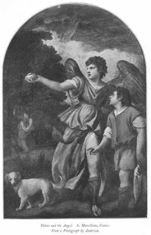 Tobias and the Angel. S. Marciliano, Venice. From a Photograph by Anderson.
